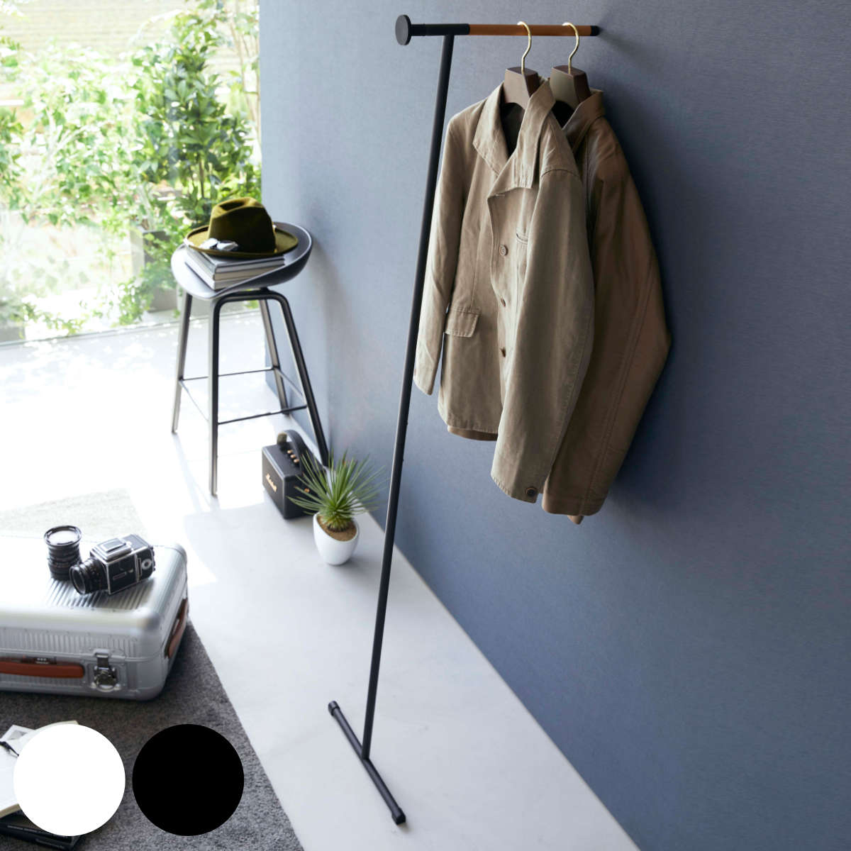 tower 山崎実業 衣類スチーマーアイロン掛けハンガー タワー