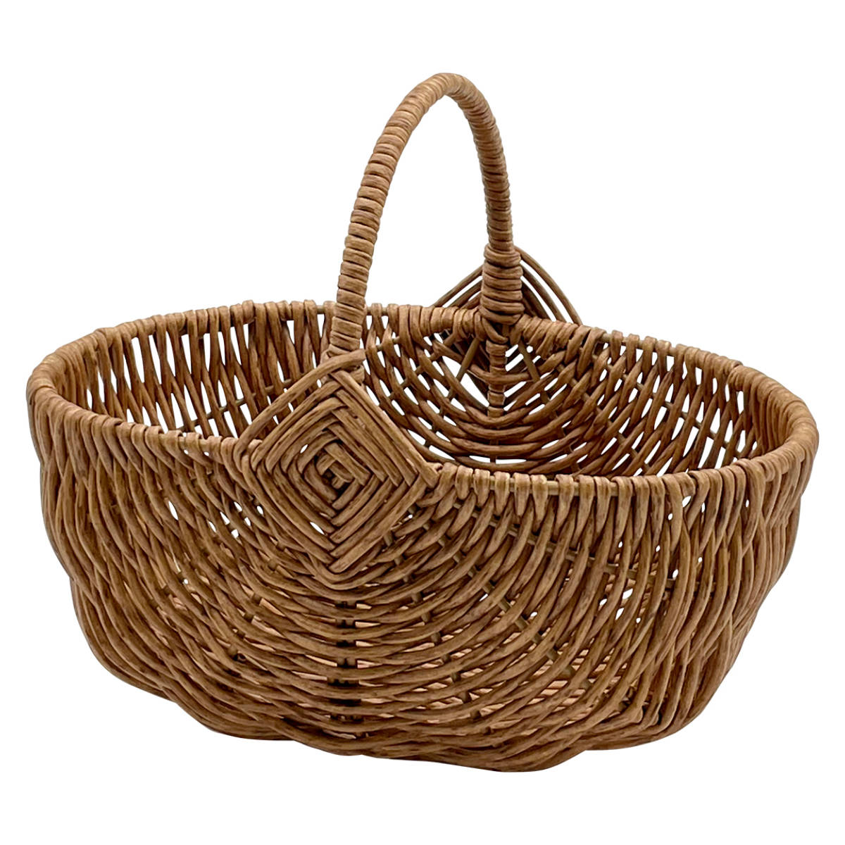 ワンハンドルバスケット 楕円 トーク バルト （ バスケット 天然素材風