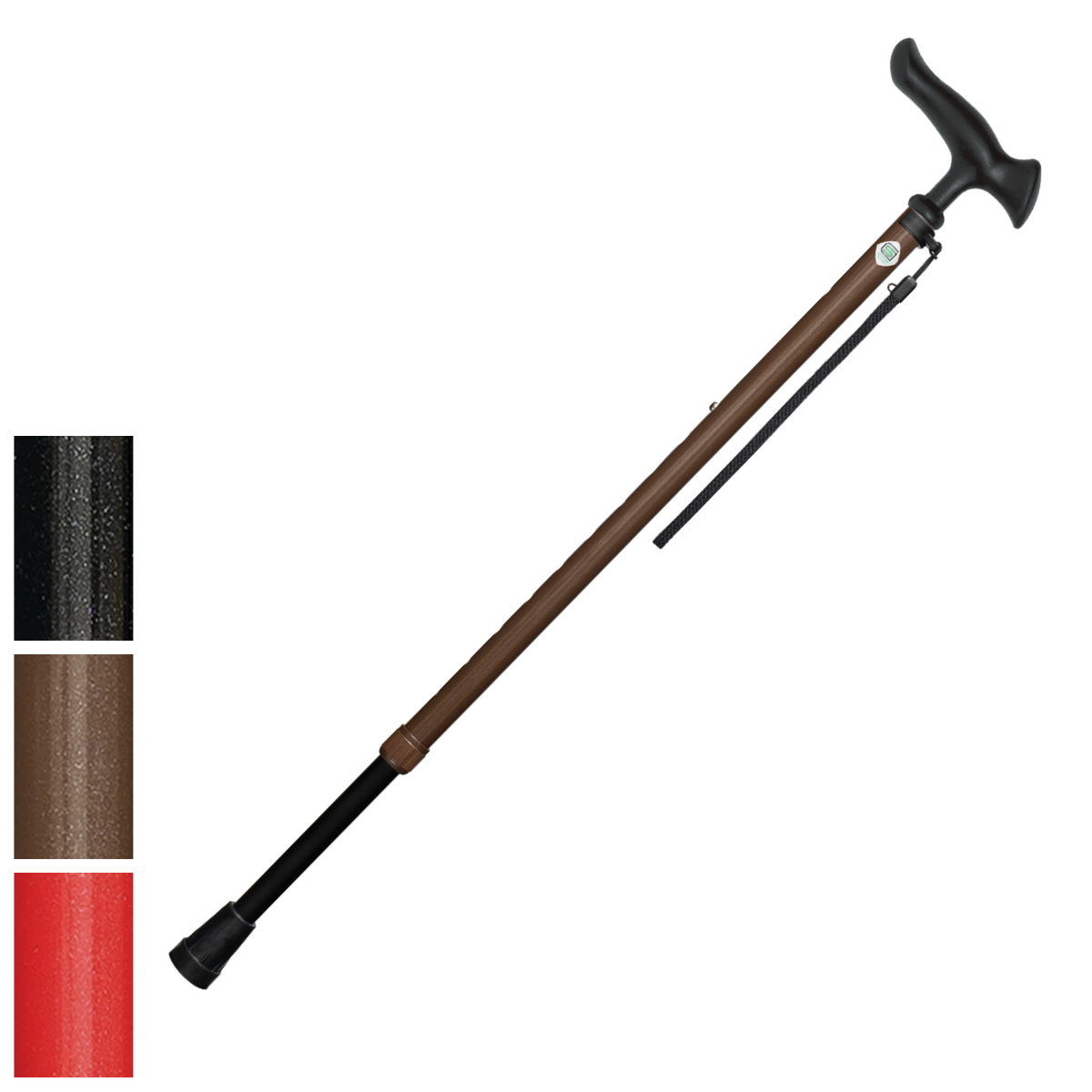 フジホーム 杖 かるがもファム2 伸縮 軽量 女性 （ つえ ツエ 10段階