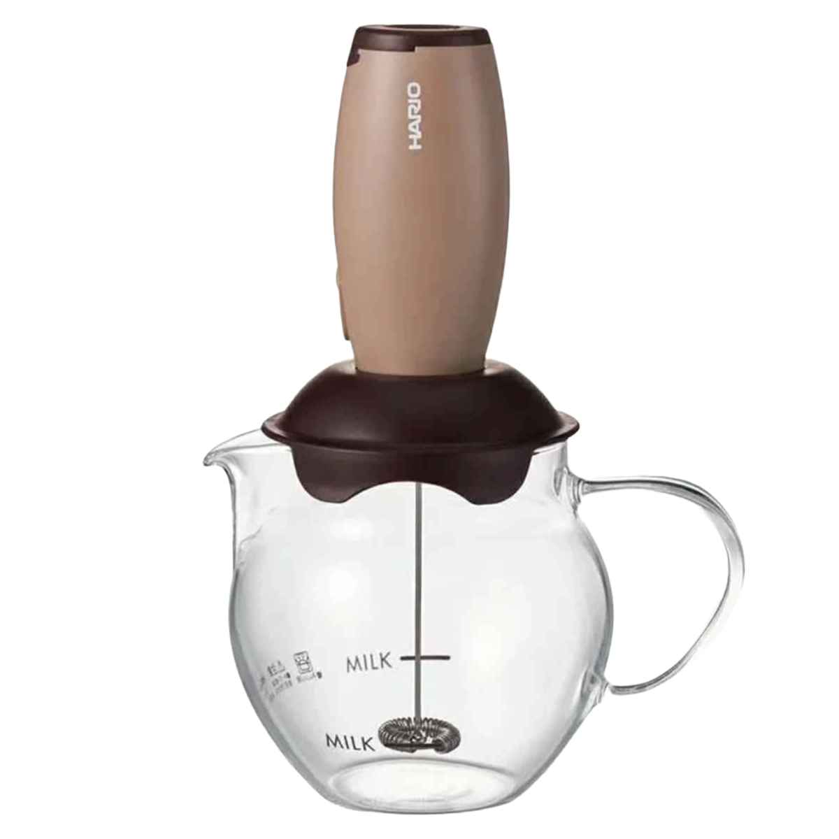 �n���I �~���N�N���[�}�[ �N���[�}�[�E�L���[�g �ϔM�K���X CQT-45BR �i HARIO �H��@�Ή� �d�q�����W�Ή� �N���[�}�[ �d�� �~���N�A���Ċ� �j