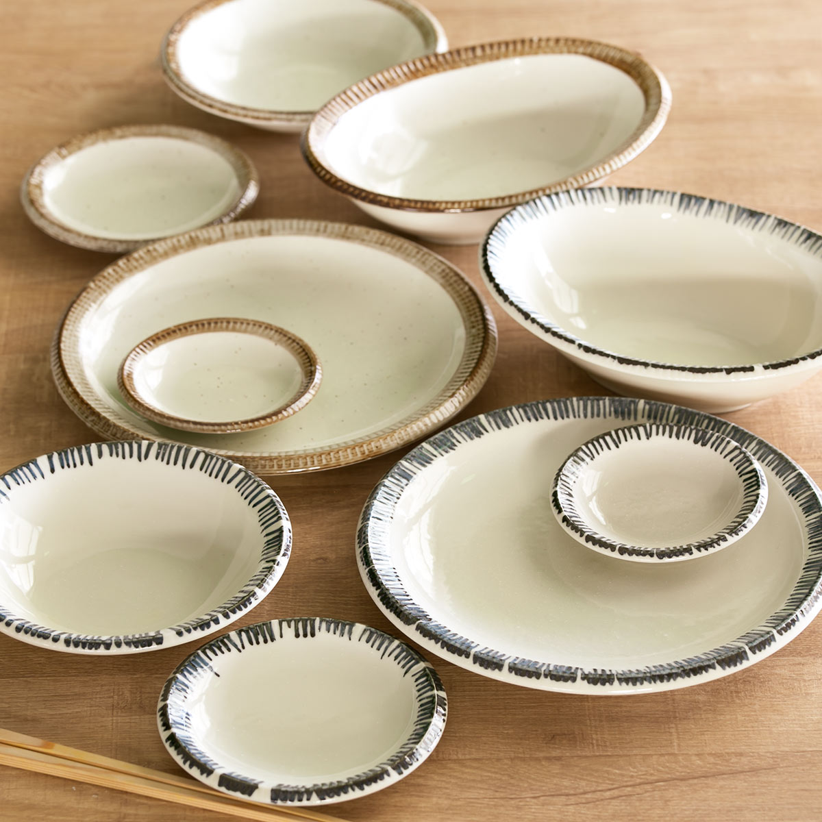 aito製作所 食器 10点セット 2色 料理を引き立てる食器セット 新生活