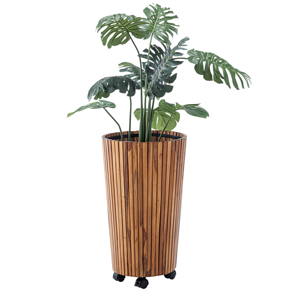 プランター ウッドプランター L 直径39×高さ65cm （ 植木鉢カバー ポットカバー プランターカバー 鉢入れ 鉢植え かご 9号鉢用 ロング 木製 ）_6