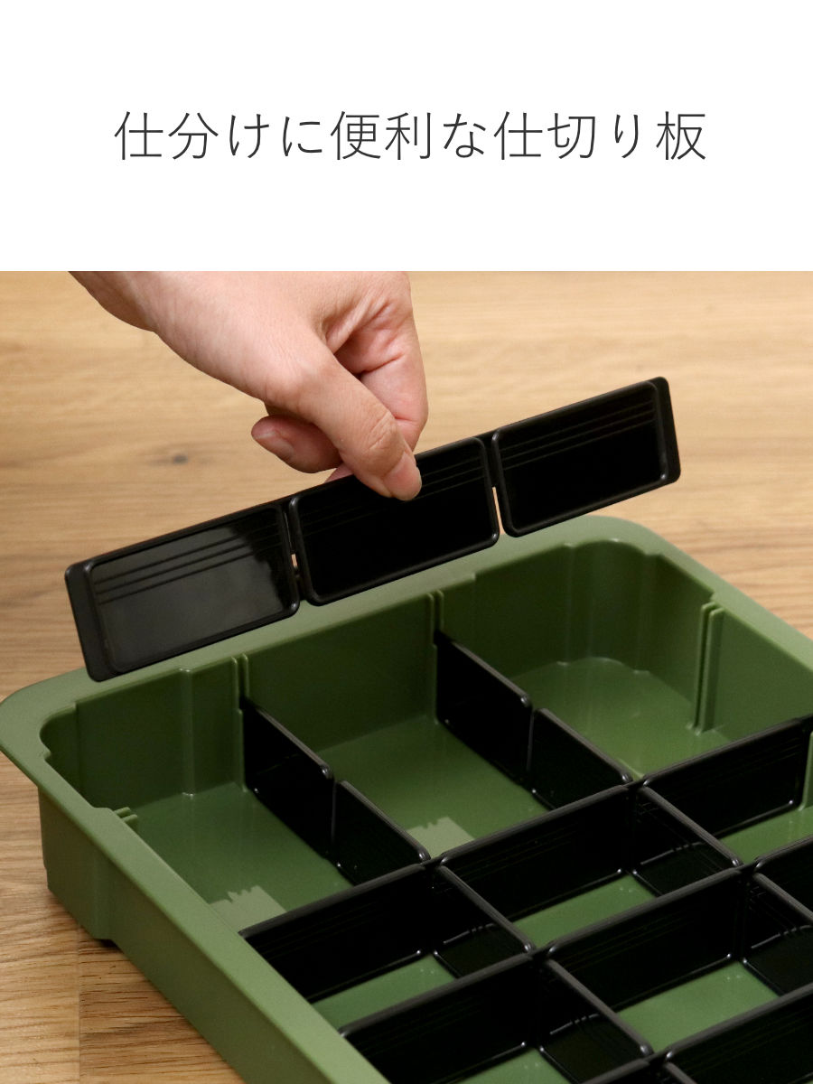 SANKA 収納ボックス Nタフコン ATC-38-08 フタ付き 幅26×奥行38×高さ