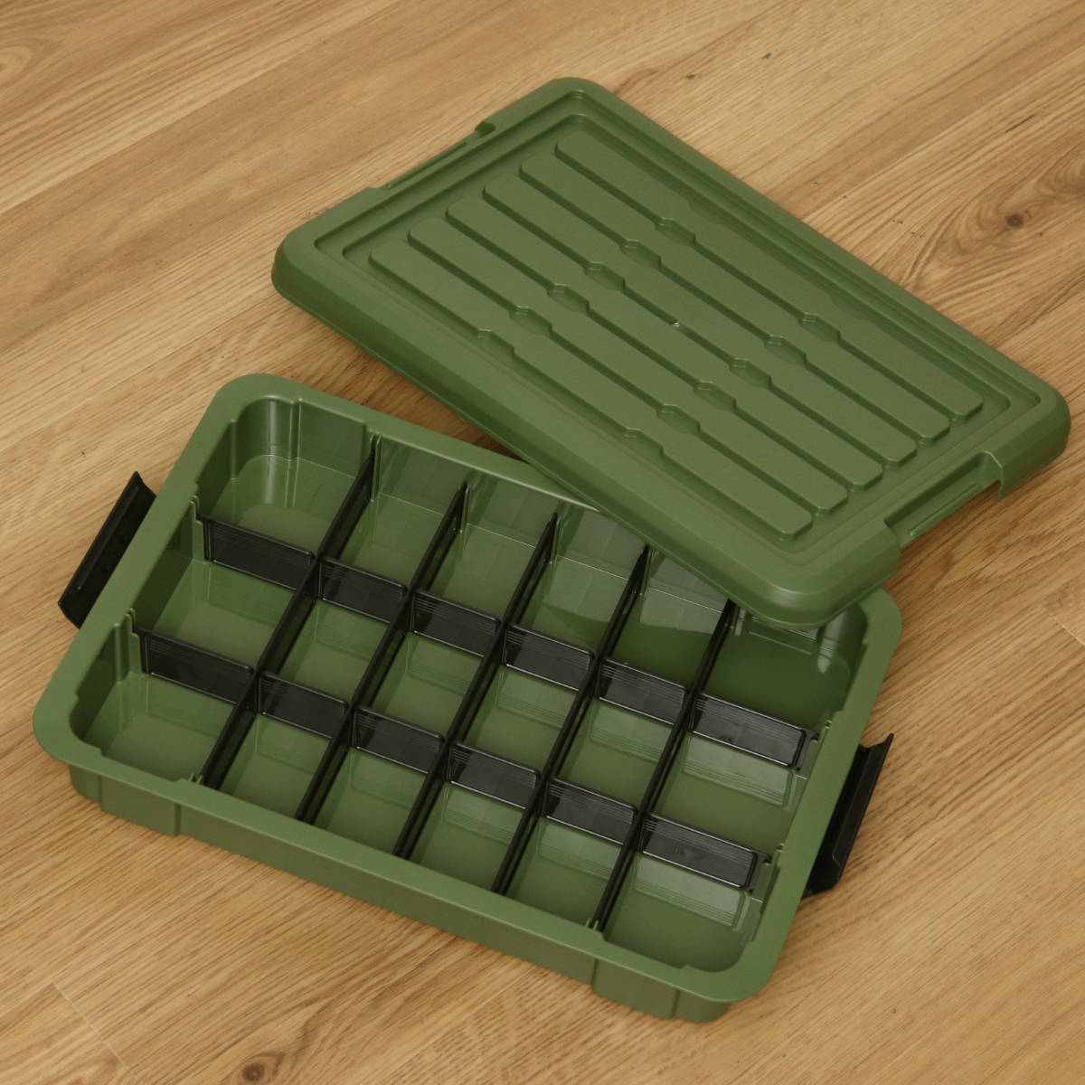 ���[�{�b�N�X 3�Z�b�g N�^�t�R�� ATC-47-09 �t�^�t�� ��32.5×���s46.5×����8.5cm �i ���[�P�[�X ��� ���[ �H� �R���e�i ��v ���b�N�t�� ���{�� ���O �j