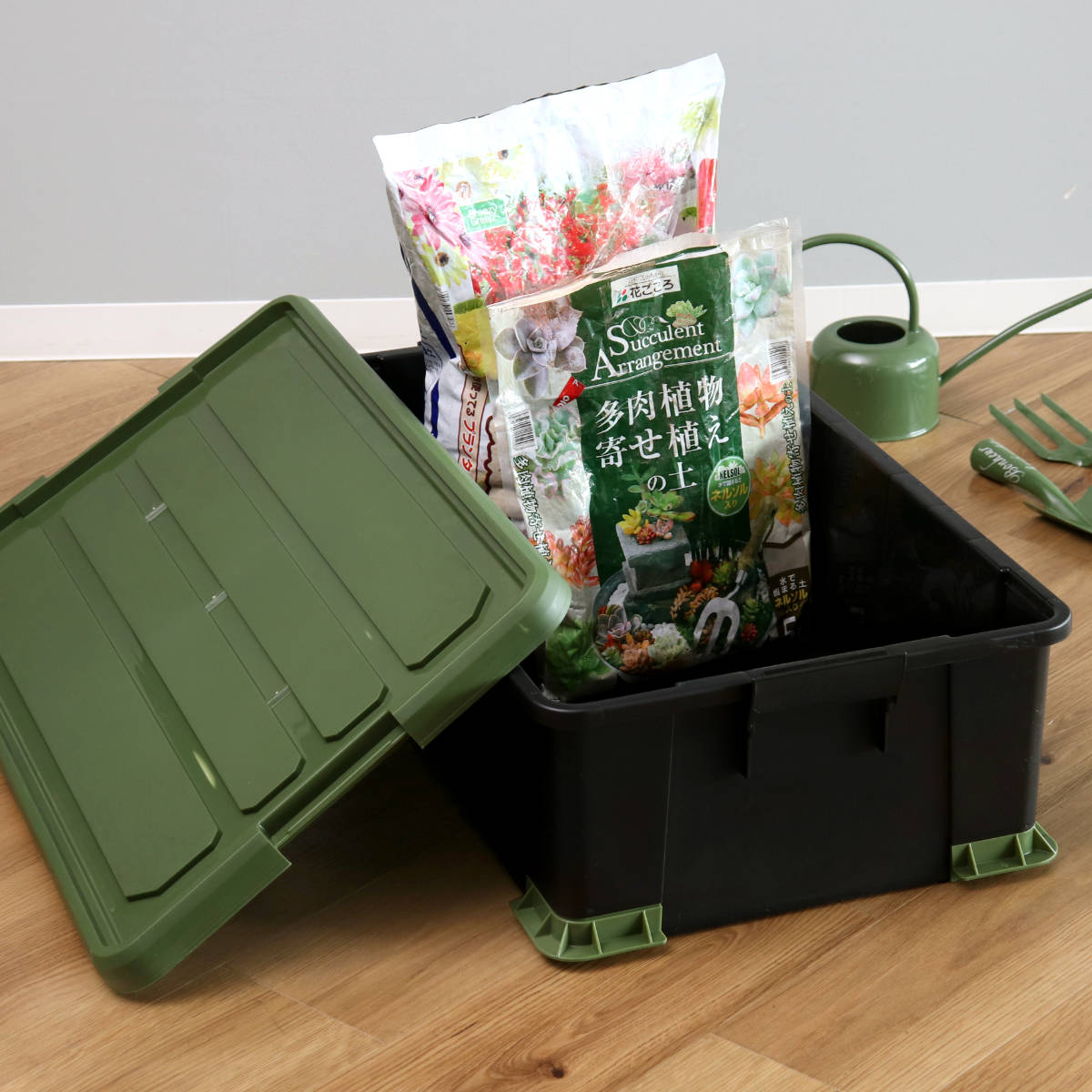 ���[�{�b�N�X 3�Z�b�g N�^�t�R���v���X ATCP-74-23 �t�^�t�� ��44×���s74×����23cm �i ���[�P�[�X ��� ���[ �H� �R���e�i ��v ���b�N�t�� ���{�� �j