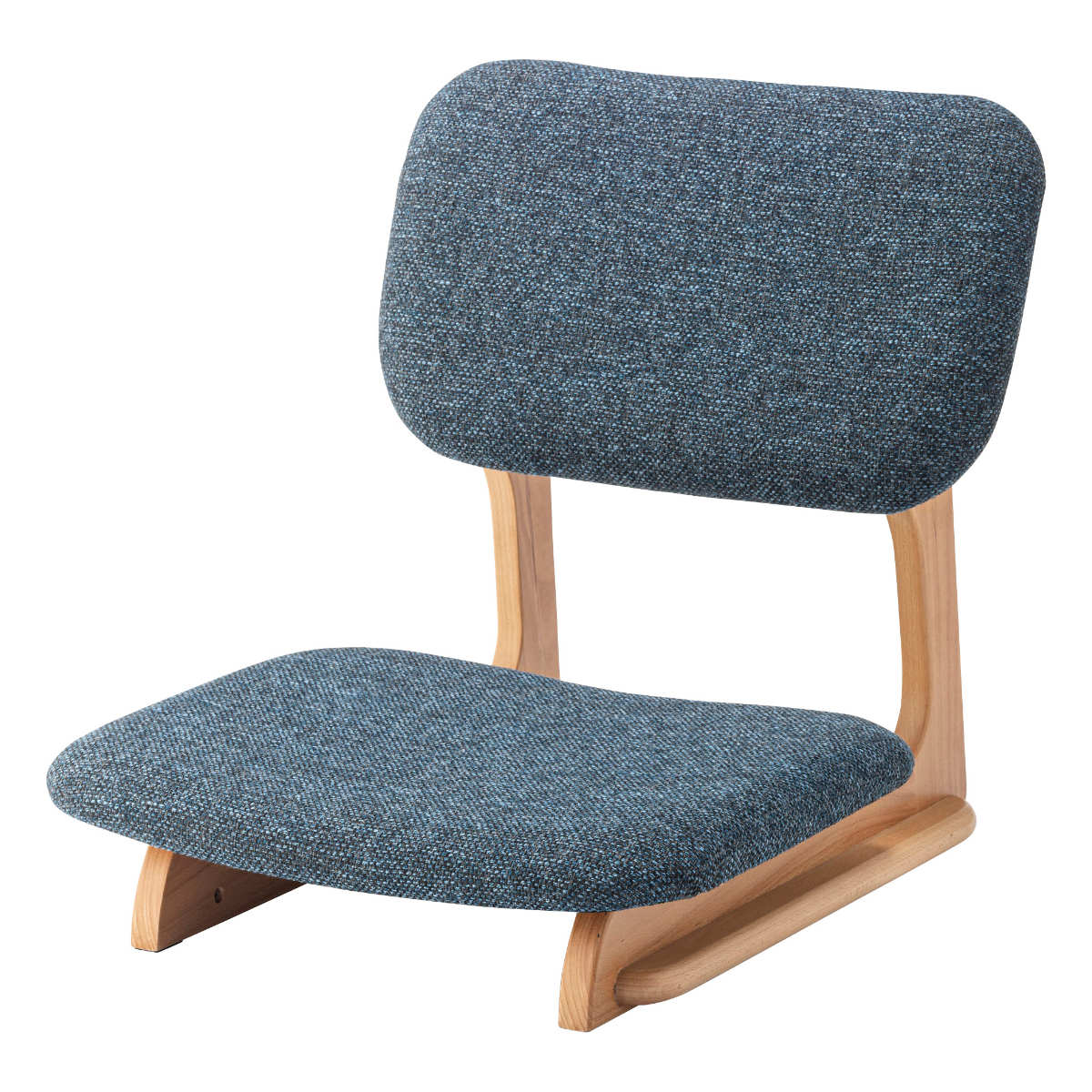 東谷 座椅子 幅50cm コンパクト 天然木 （ 木製フレーム フロアチェア