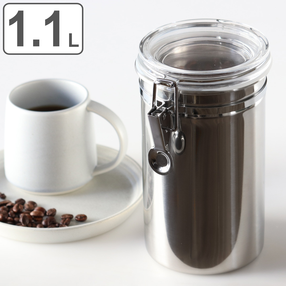 保存容器 1.1L ステンレス キャニスター Ｌ SALUS
