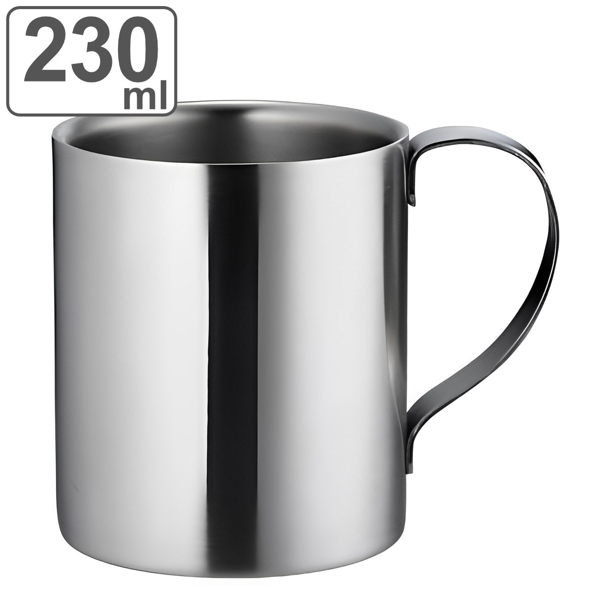 マグカップ 230ml ステンレスマグ ダブル230 （ コップ ステンレス製