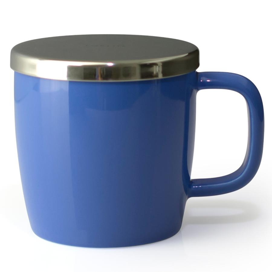 マグカップ フタ付 325ml Brew in Mug ブリューインマグ 陶器 （ ティーカップ カップ コップ 茶こし 茶漉し ストレーナー フィルター付き 1人用 ）｜interior-palette｜02