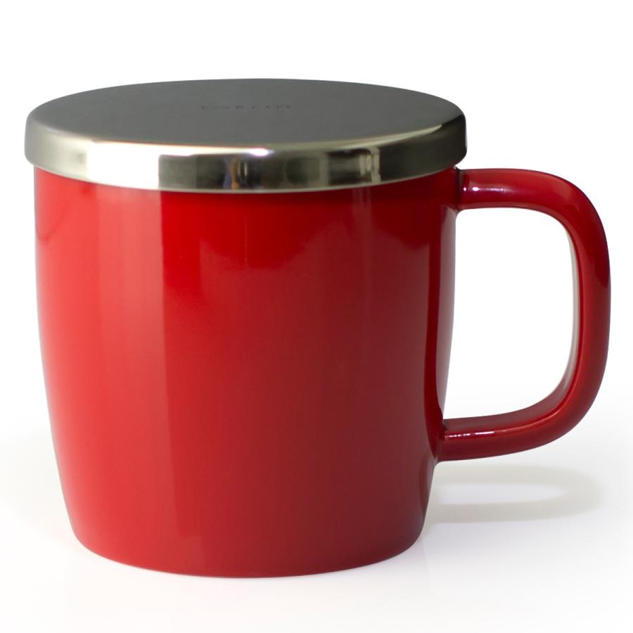 マグカップ フタ付 325ml Brew in Mug ブリューインマグ 陶器 （ ティーカップ カップ コップ 茶こし 茶漉し ストレーナー フィルター付き 1人用 ）｜interior-palette｜08