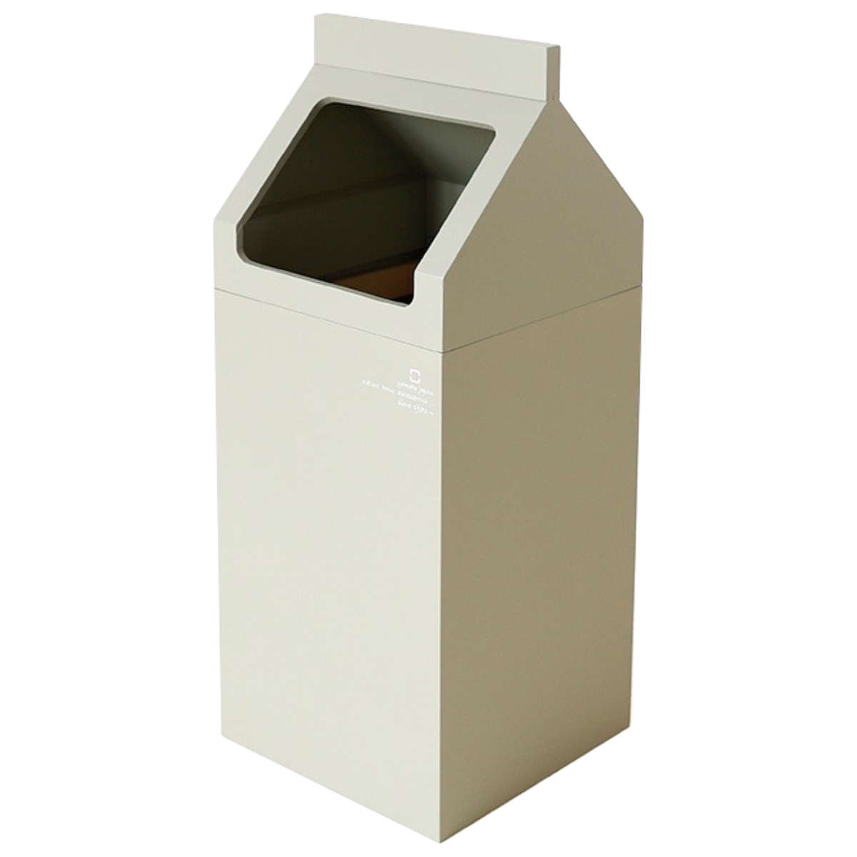ゴミ箱 7.8L ミルドットシー ヤマト工芸 （ ごみ箱 7.8リットル 木製 北欧 幅18cm 高さ45cm 牛乳パック風 リビング 寝室 デスク下 おしゃれ 日本製 ）｜interior-palette｜02