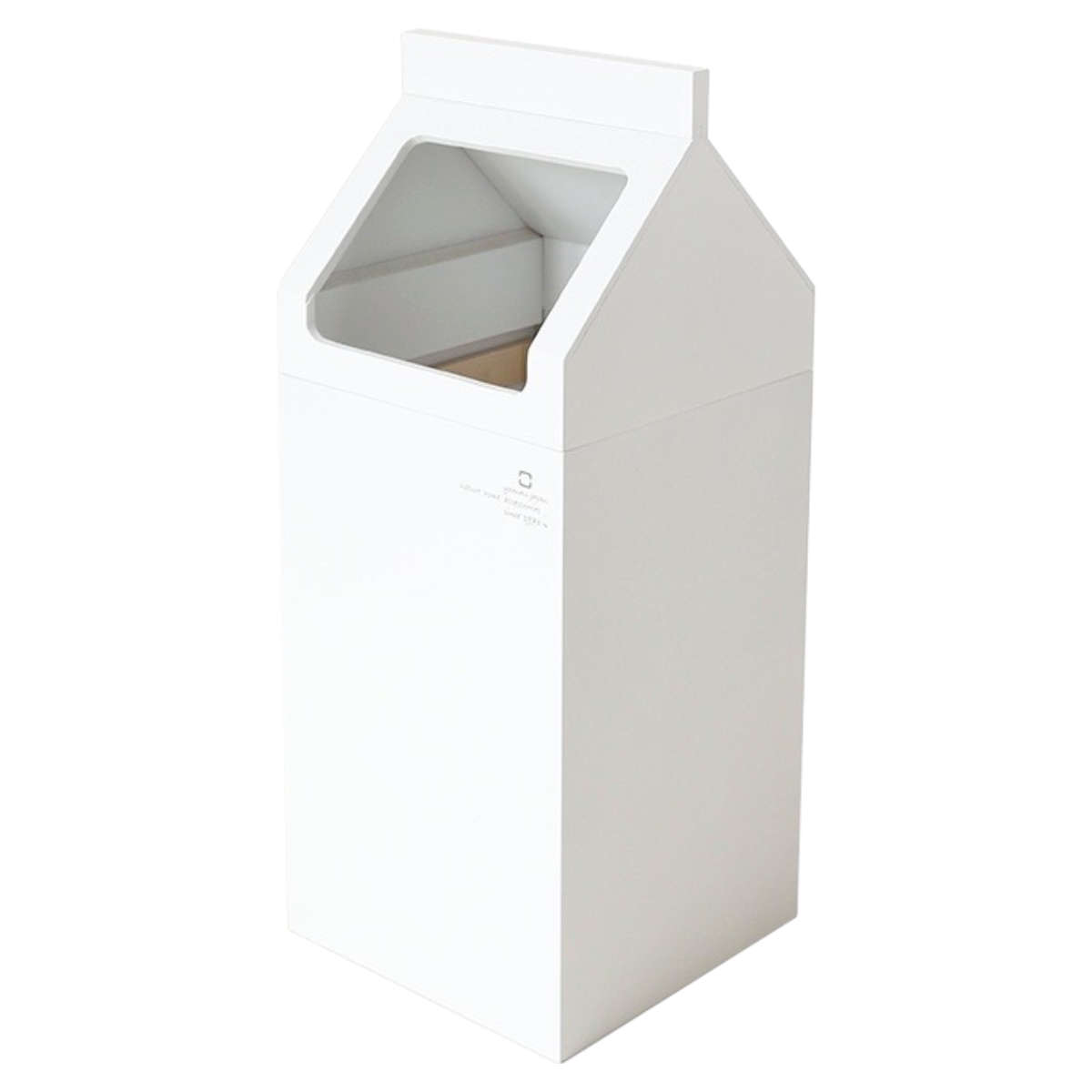 ゴミ箱 7.8L ミルドットシー ヤマト工芸 （ ごみ箱 7.8リットル 木製 北欧 幅18cm 高さ45cm 牛乳パック風 リビング 寝室 デスク下 おしゃれ 日本製 ）｜interior-palette｜03