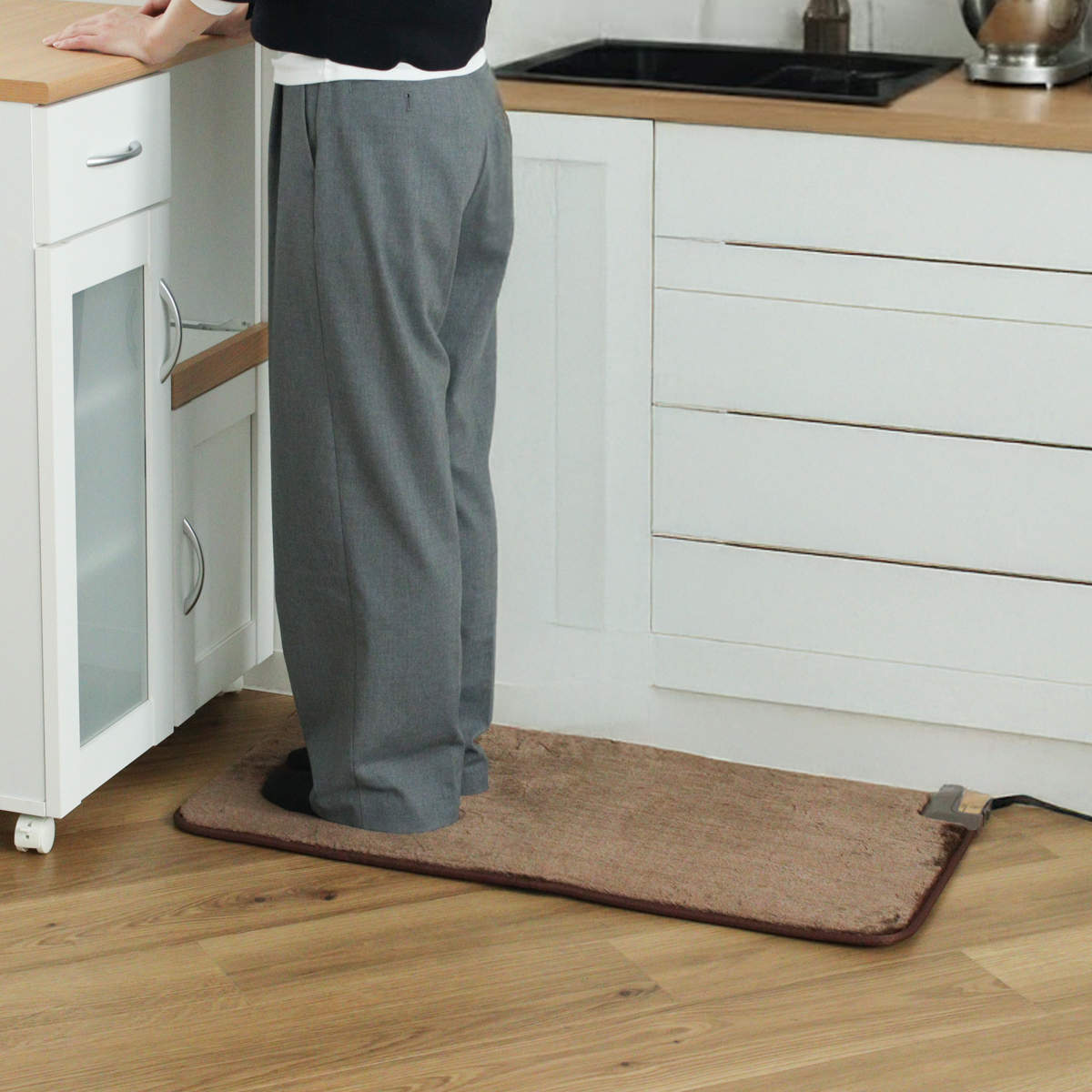 ホットカーペット ホットクッション 45×90cm （ 座布団 クッション 電気カーペット 電気 ホットマット 電気座布団 足温機 温座布団 ）