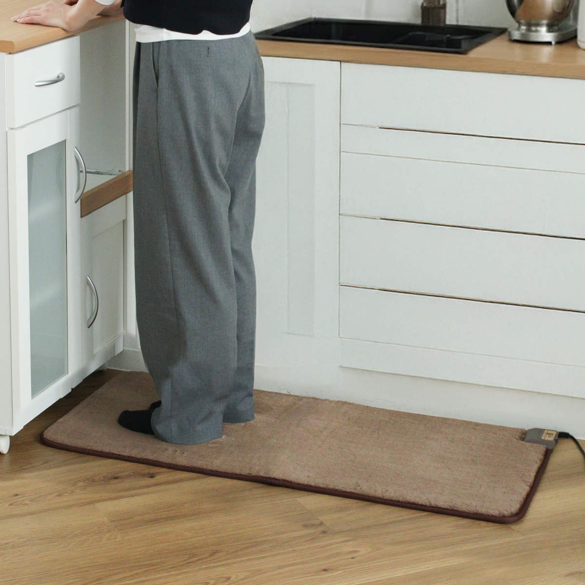 ホットカーペット ホットクッション 50×110cm （ 座布団 クッション 電気カーペット 電気 ホットマット 電気座布団 足温機 温座布団 ）
