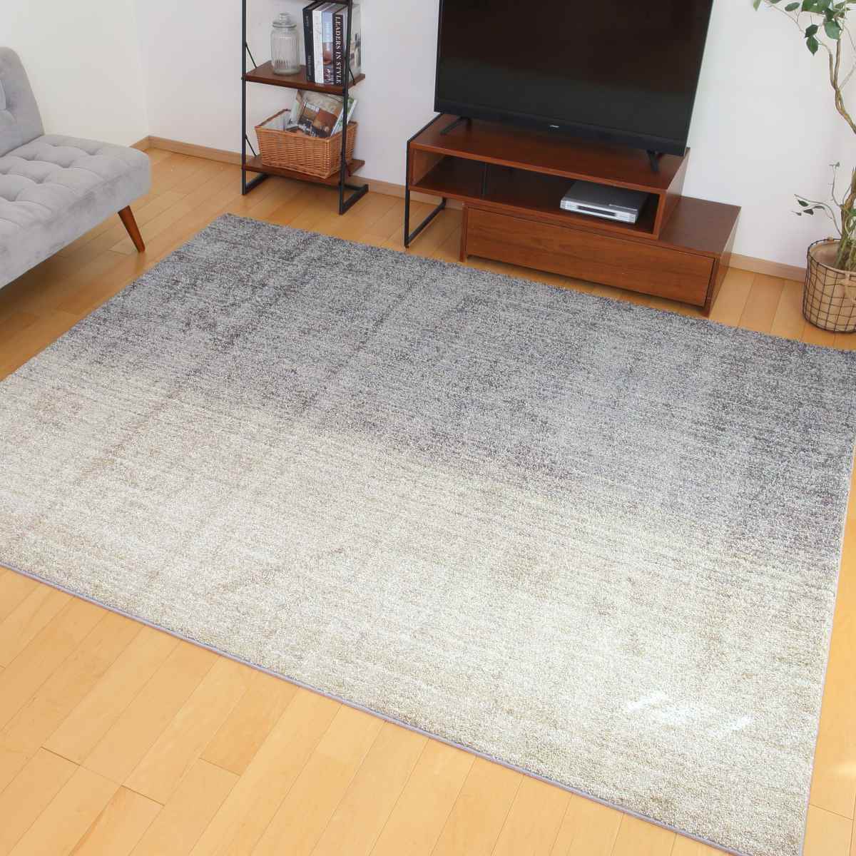 ラグ スミノエ オンブレー 190×240cm 防ダニ 防炎 ( ラグマット カーペット 絨毯 マット 機能ラグ 長方形 3畳 )