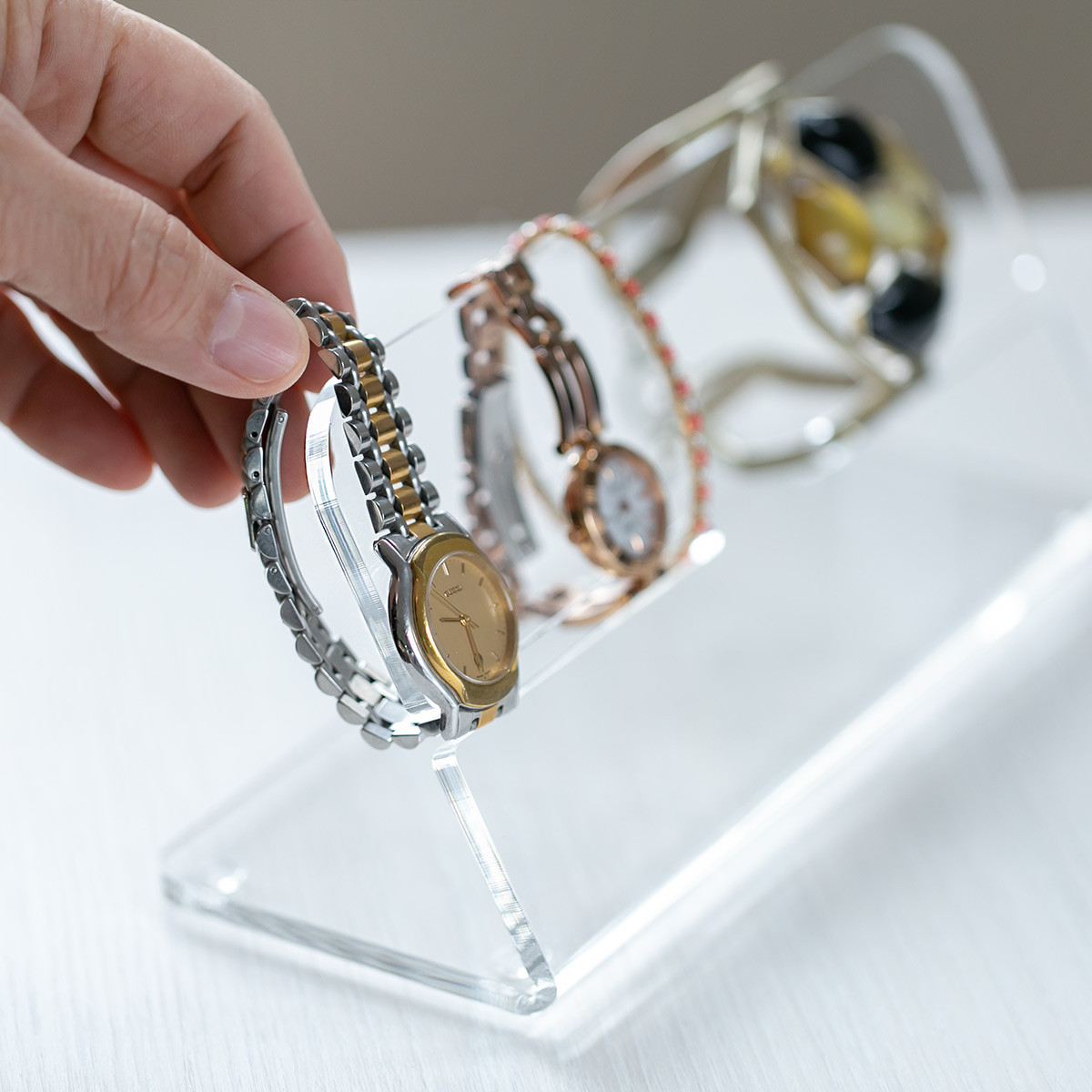 Trytec 特典付き ウォッチスタンド amenist アクリル製 日本製