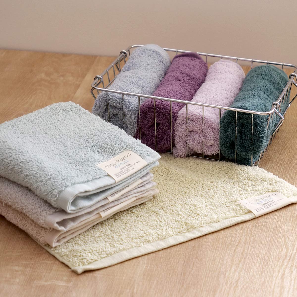 cocochiena（ココチエナ） ハンドタオル カラユイ 34×35cm （ タオル