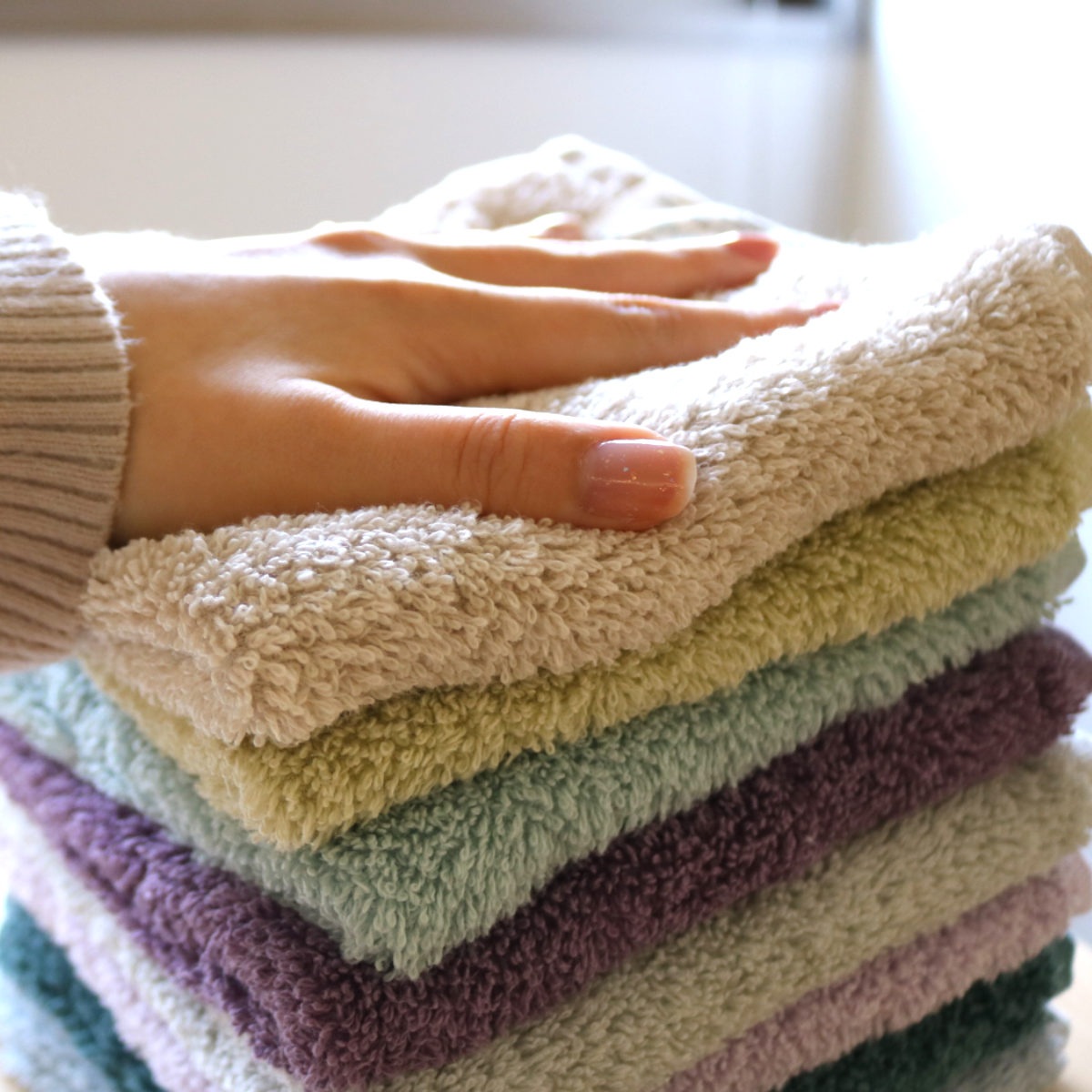 cocochiena（ココチエナ） ハンドタオル カラユイ 34×35cm （ タオル