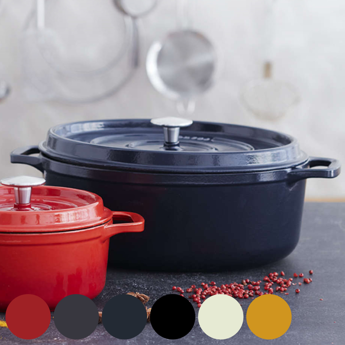 INVICTA �L���Z���[�� 27cm �I�[�o�� IH�Ή� ����� �i �C���r�N�^ �A���r�N�^ �K�X�ΑΉ� �I�[�u���Ή� �z�[���[�� ����� �j