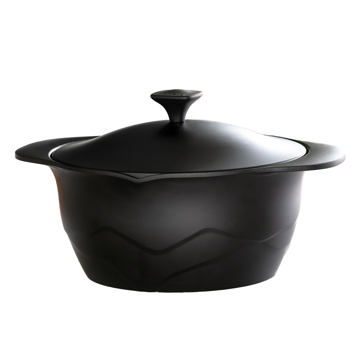 Lirica キャセロール 24cm IH対応 食洗機対応 両手鍋 （ ガス火対応 なべ 万能鍋 お鍋 両手なべ フッ素加工 軽い 蓋付き PFASフリー PFOAフリー ）の画像