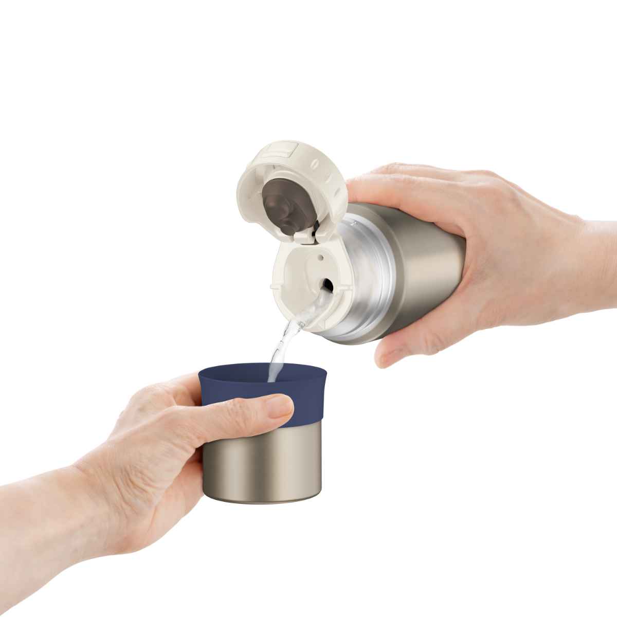 THERMOS（サーモス） 水筒 ステンレススリムボトル コップ付き FFM-502