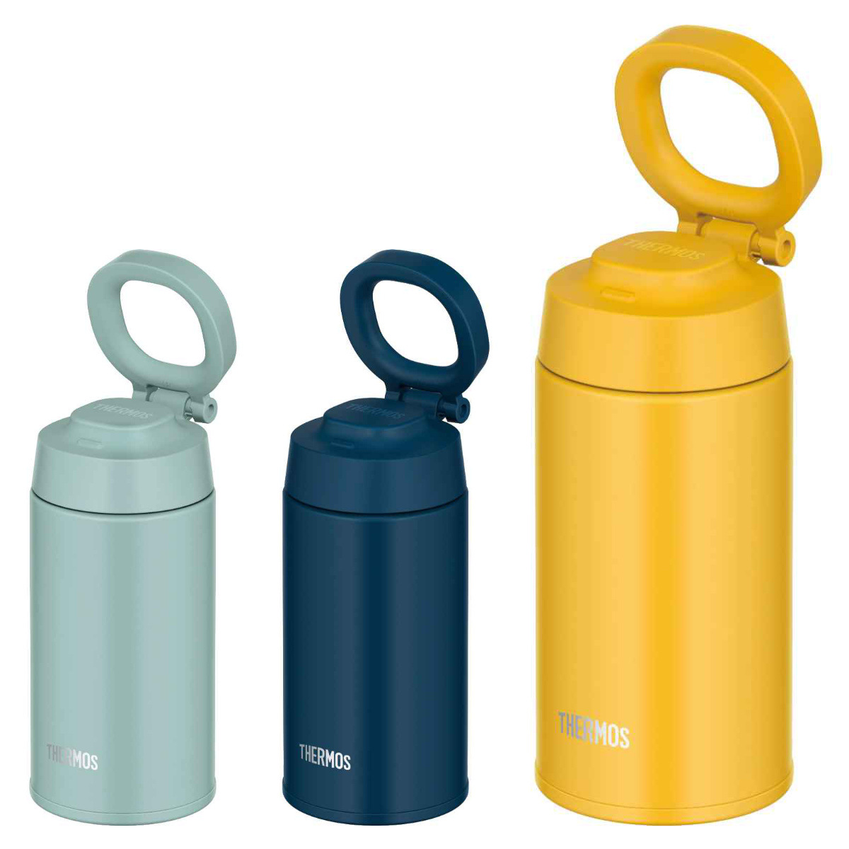 THERMOS（サーモス） 水筒 380ml 取っ手付き ステンレス 真空断熱
