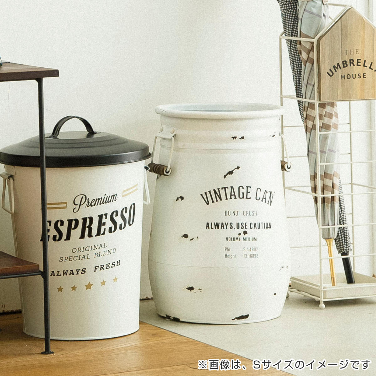 HABITER（アビテ） 小物収納 鉢 アイアンポット ジャルダン ロングカン
