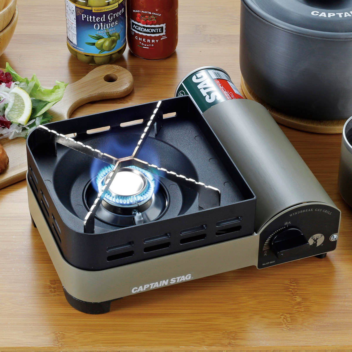 CAPTAIN STAG（キャプテンスタッグ） カセットコンロ ジュニア