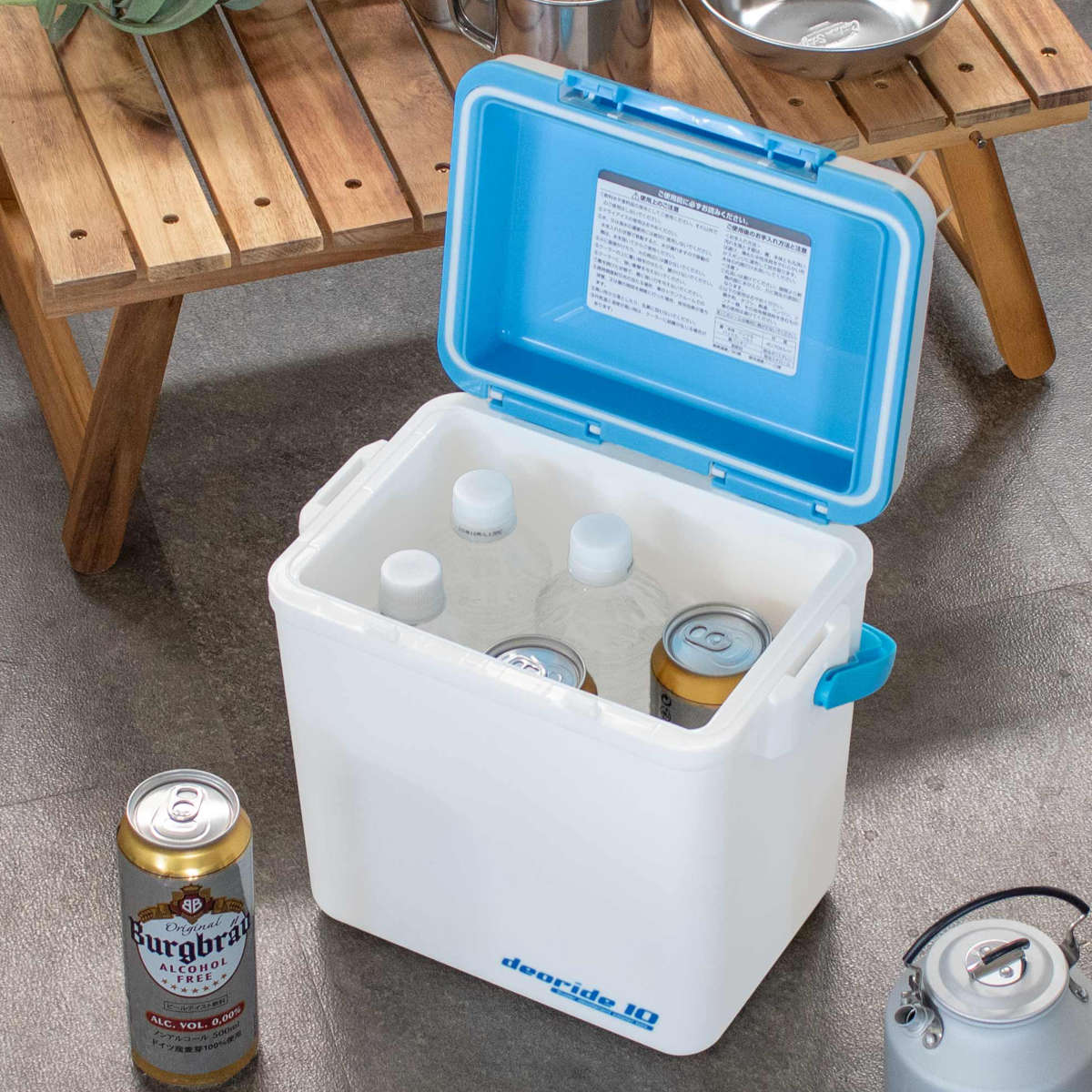 SANKA クーラーボックス 8L デオライド10 消臭 （ 保冷 クーラーBOX