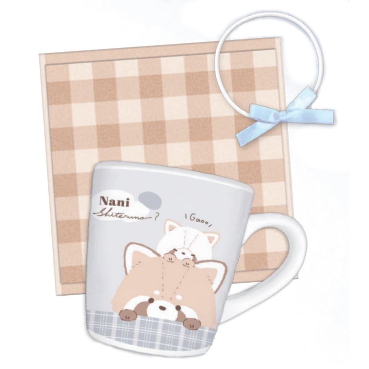 マグカップ＆タオルセット なにしてるの （ マグ コップ カップ ミニ