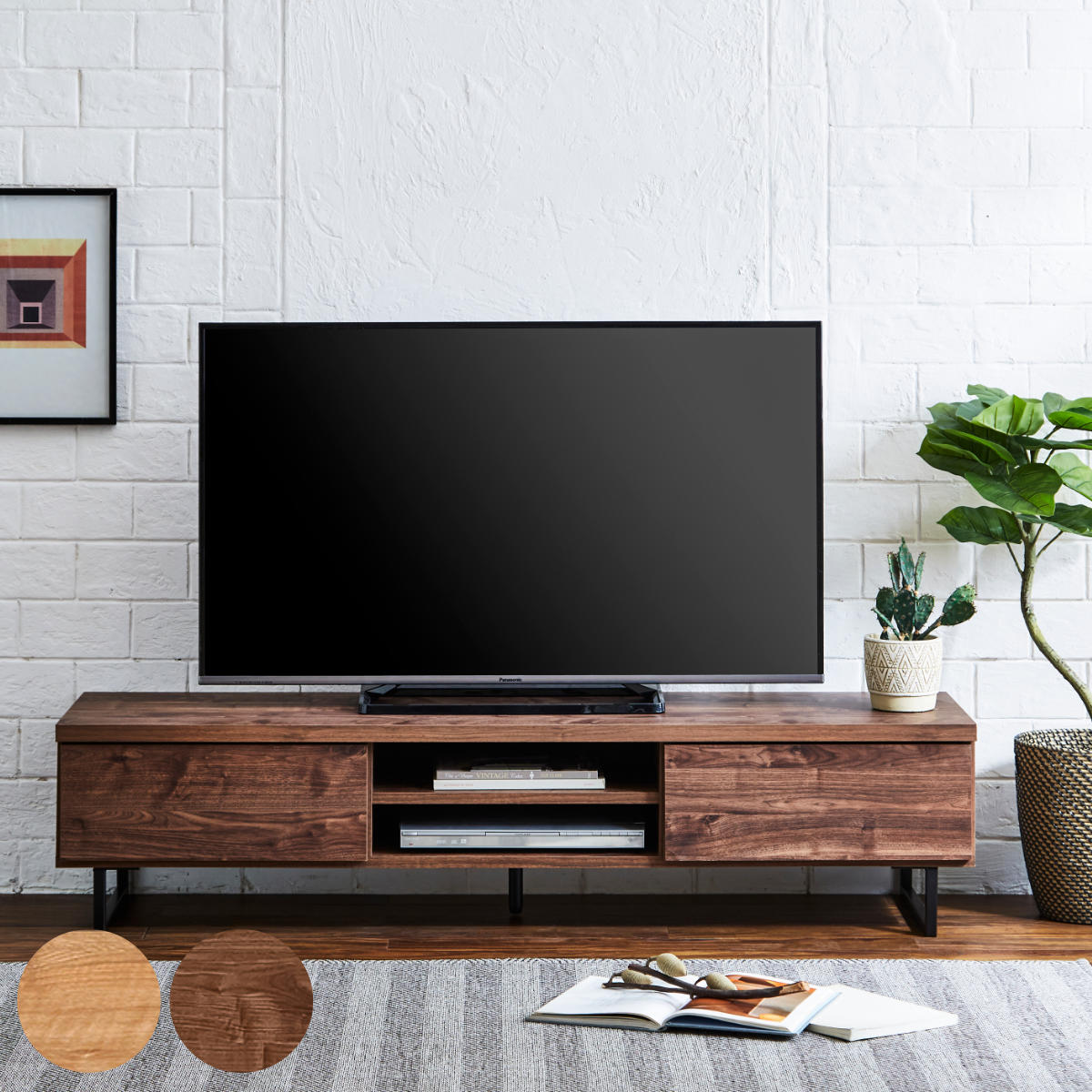 アルファタカバ テレビ台 ローボード 北欧風 シンプルデザイン 幅160cm 