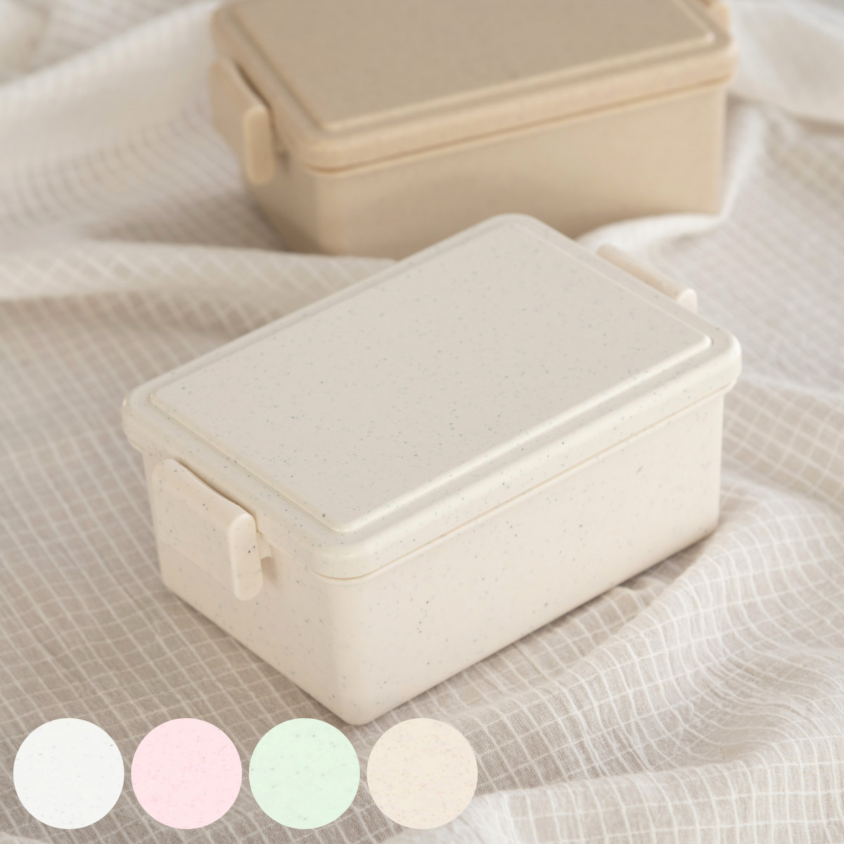 三好製作所 お弁当箱 GEL-COOL square M ジェラート 1段 400ml （ 弁当
