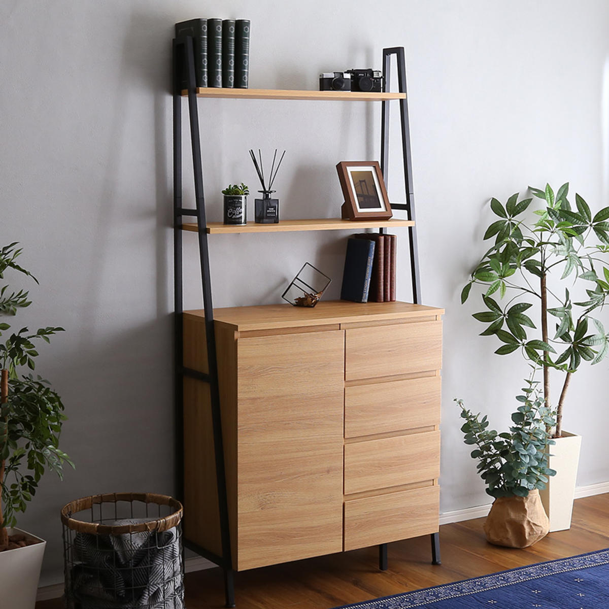 ホームテイスト（HOME taste） チェストラック 幅82.5cm ヴィンテージ