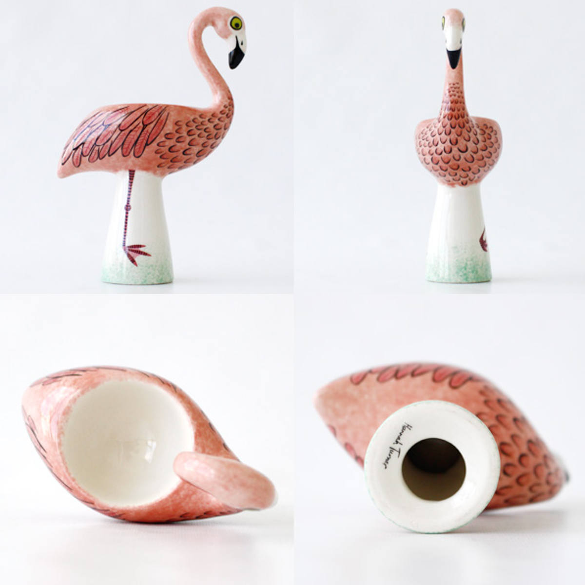 エッグカップ Hannah Turner Egg cups （ ハンナターナー エッグスタンド 陶器 卵立て 食器 朝食 ゆで卵 小物入れ 小物収納 くじゃく 鳥 ） | Hannah Turner | 18