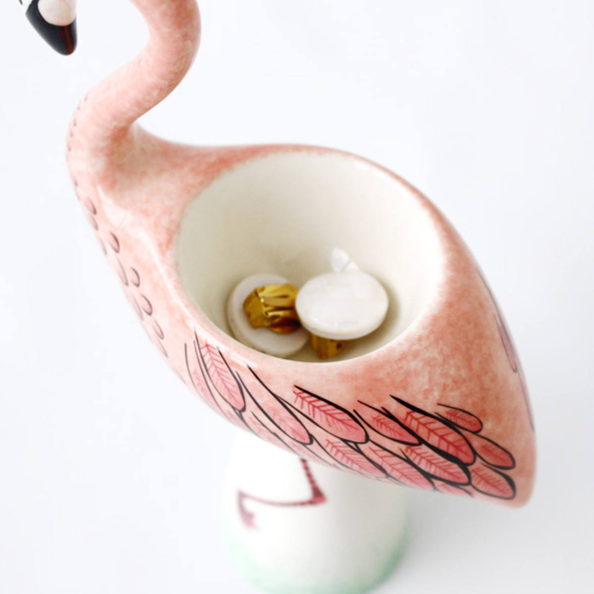 エッグカップ Hannah Turner Egg cups （ ハンナターナー エッグスタンド 陶器 卵立て 食器 朝食 ゆで卵 小物入れ 小物収納 くじゃく 鳥 ） | Hannah Turner | 21