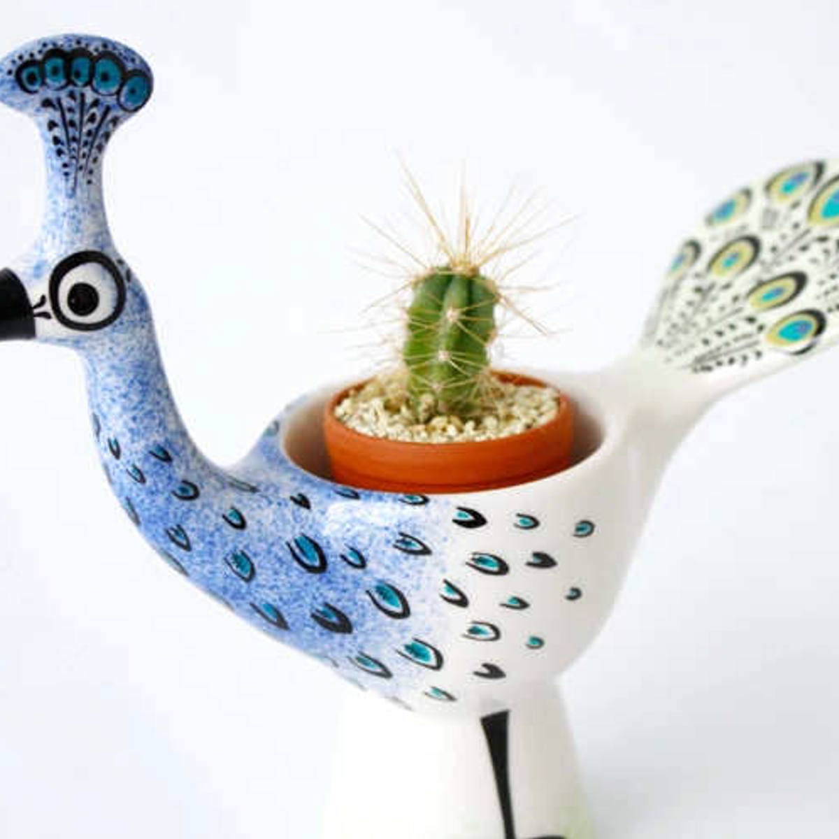 エッグカップ Hannah Turner Egg cups （ ハンナターナー エッグスタンド 陶器 卵立て 食器 朝食 ゆで卵 小物入れ 小物収納 くじゃく 鳥 ） | Hannah Turner | 08