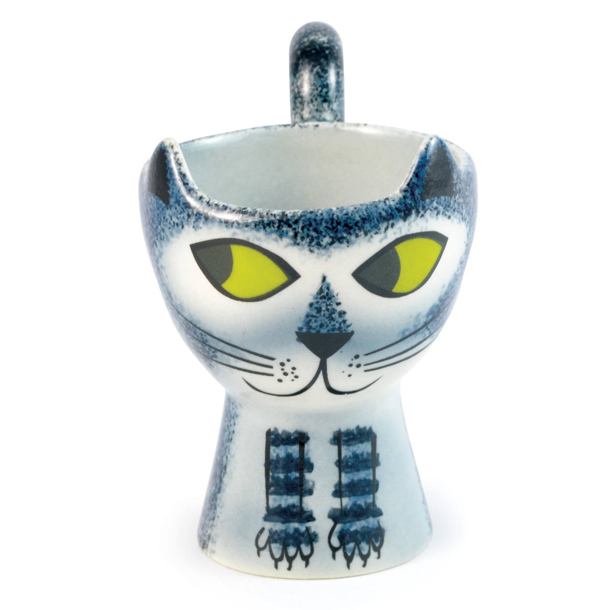 エッグカップ Hannah Turner Egg cups Cat ネコ （ ハンナターナー エッグスタンド 陶器 卵立て 食器 朝食 ゆで卵 小物入れ 小物収納 一輪挿し ねこ 猫 ） | Hannah Turner | 20