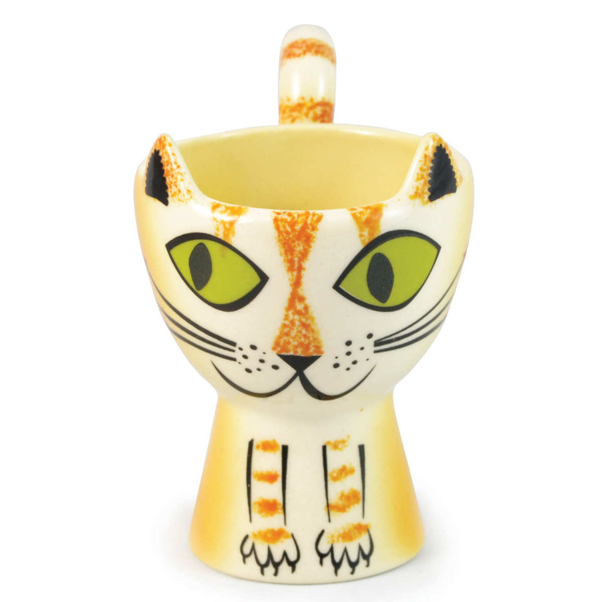 エッグカップ Hannah Turner Egg cups Cat ネコ （ ハンナターナー エッグスタンド 陶器 卵立て 食器 朝食 ゆで卵 小物入れ 小物収納 一輪挿し ねこ 猫 ） | Hannah Turner | 02