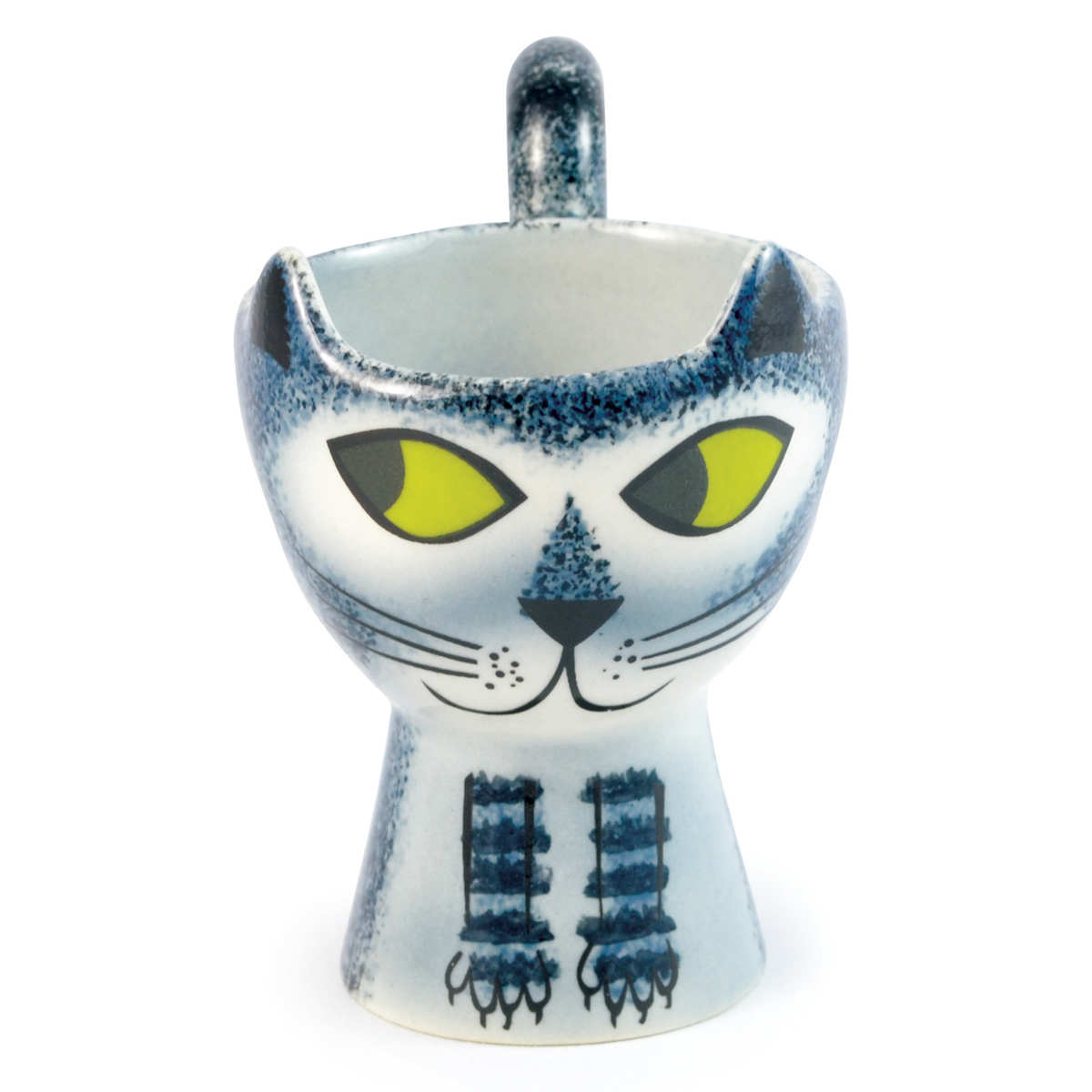 エッグカップ Hannah Turner Egg cups Cat ネコ （ ハンナターナー エッグスタンド 陶器 卵立て 食器 朝食 ゆで卵 小物入れ 小物収納 一輪挿し ねこ 猫 ） | Hannah Turner | 01
