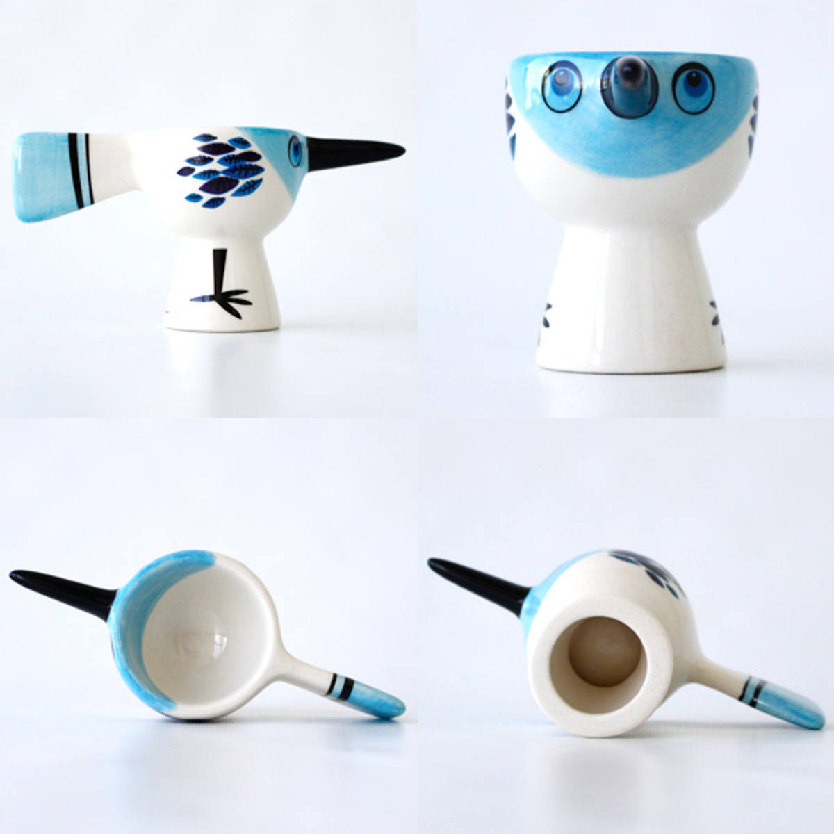 エッグカップ Hannah Turner Egg cups Birdy 小鳥 （ ハンナターナー エッグスタンド 陶器 卵立て 食器 朝食 ゆで卵 小物入れ 小物収納 鳥 ） | Hannah Turner | 05