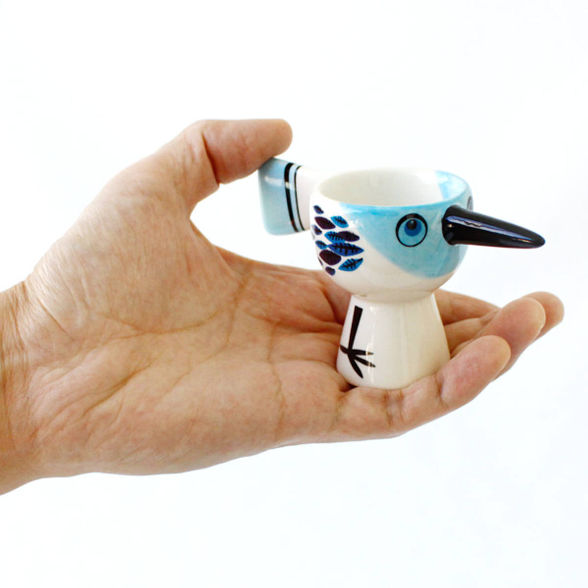 エッグカップ Hannah Turner Egg cups Birdy 小鳥 （ ハンナターナー エッグスタンド 陶器 卵立て 食器 朝食 ゆで卵 小物入れ 小物収納 鳥 ） | Hannah Turner | 09