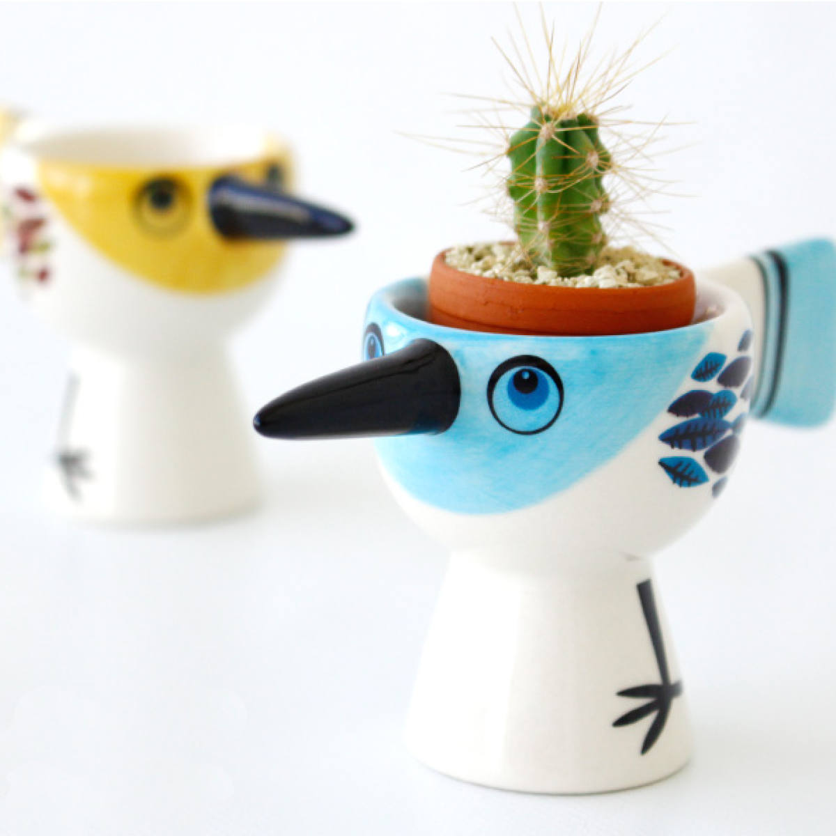 エッグカップ Hannah Turner Egg cups Birdy 小鳥 （ ハンナターナー エッグスタンド 陶器 卵立て 食器 朝食 ゆで卵 小物入れ 小物収納 鳥 ） | Hannah Turner