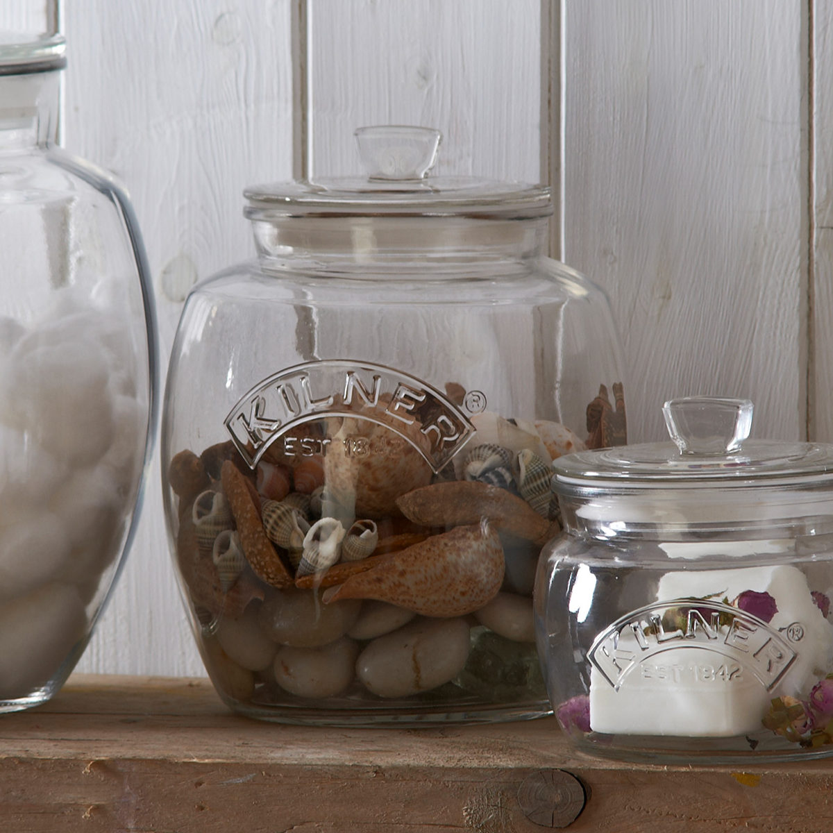KILNER（キルナー） 保存瓶 KILNER 2L Universal Push Top Storage Jar
