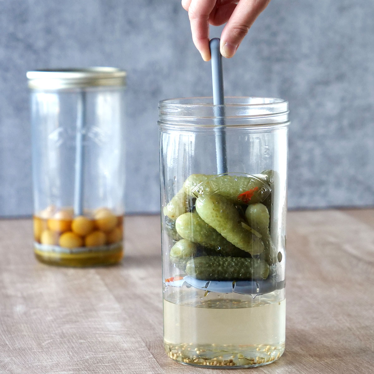 KILNER（キルナー） 保存容器 KILNER PICKLE JAR WITH LIFTER 1L 
