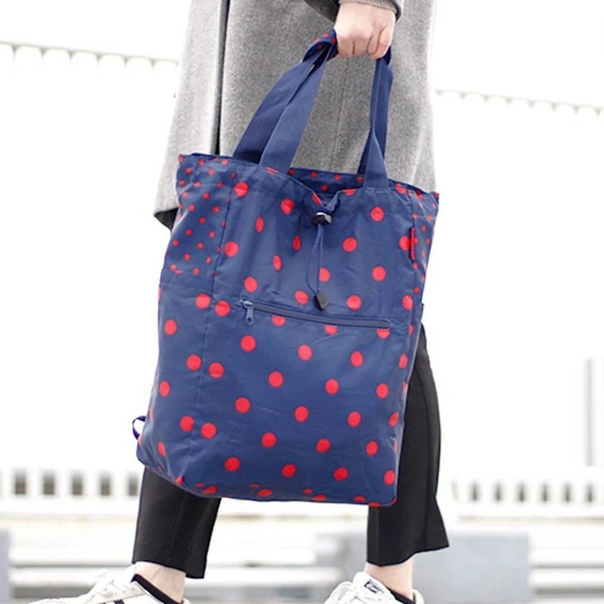 エコバッグ リュック 折りたたみ reisenthel MINI MAXI 2-IN-1 PLUS （ ライゼンタール リュックサック トートバッグ 軽量 撥水加工 買物 旅行 ） | reisenthel | 10