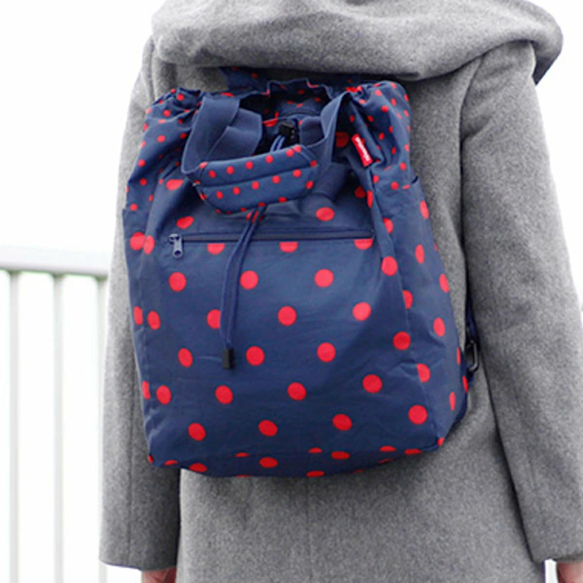 エコバッグ リュック 折りたたみ reisenthel MINI MAXI 2-IN-1 PLUS （ ライゼンタール リュックサック トートバッグ 軽量 撥水加工 買物 旅行 ） | reisenthel | 11