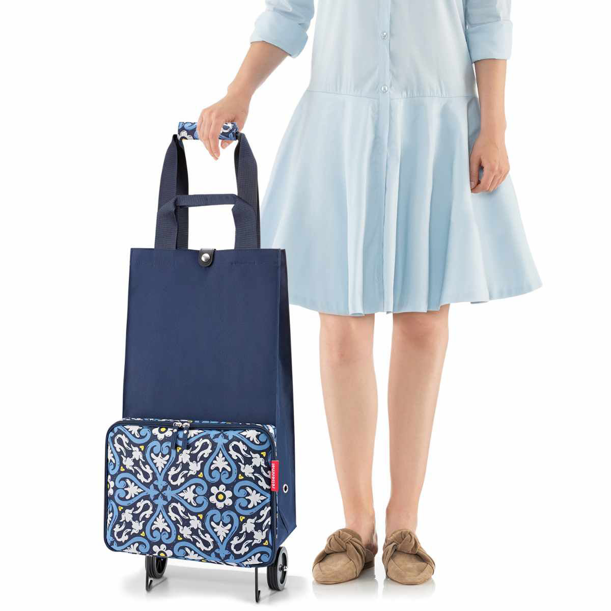 （アウトレット）ショッピングカート ライゼンタール FOLDABLETROLLEY （ reisenthel 30L 買い物カート 折りたたみ コンパクト キャリーカート 2輪 ）