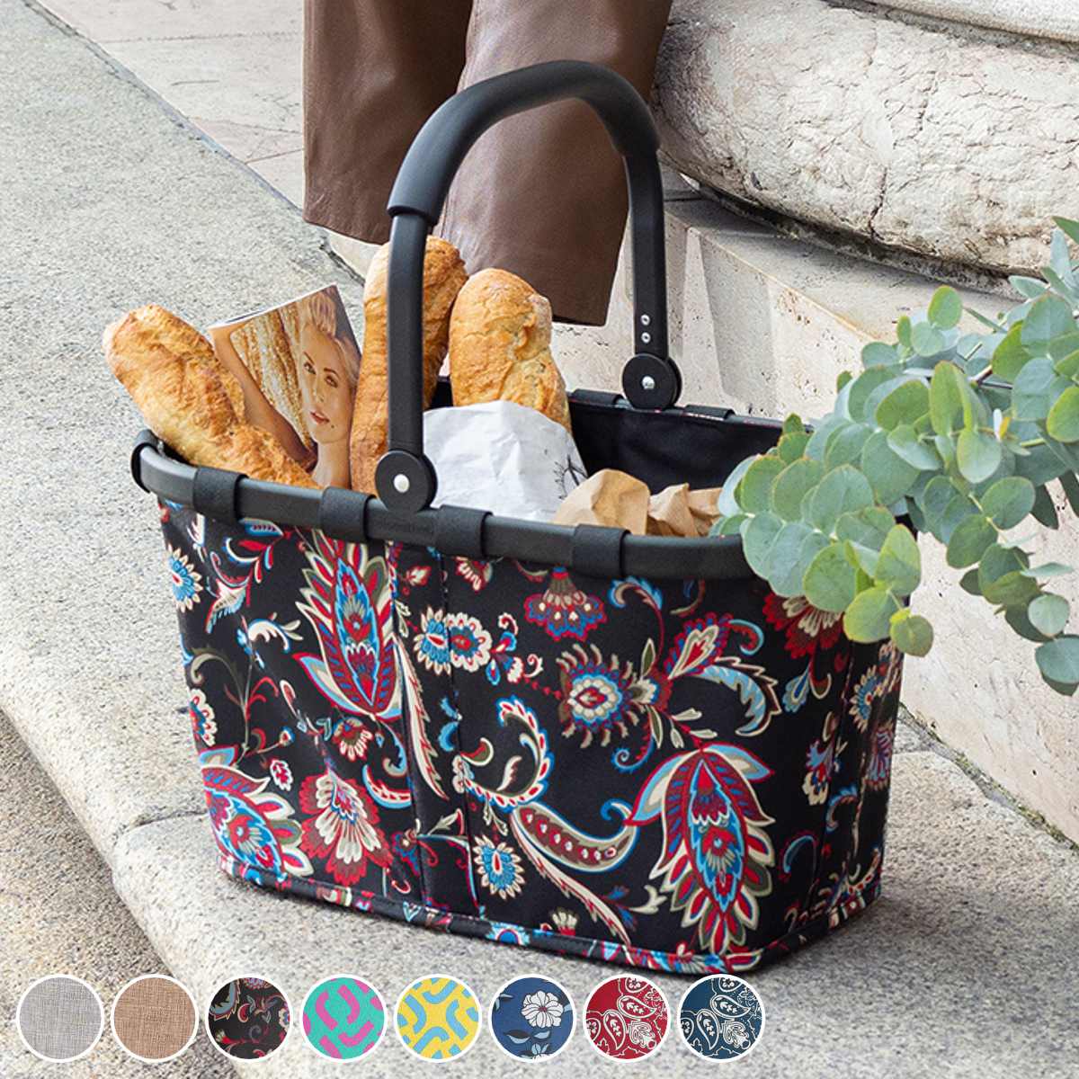 買い物カゴ reisenthel CARRYBAG FRAME （ ライゼンタール キャリーバッグ 買い物かご ショッピングバッグ 折りたたみ マイバッグ レジカゴ エコバッグ ）