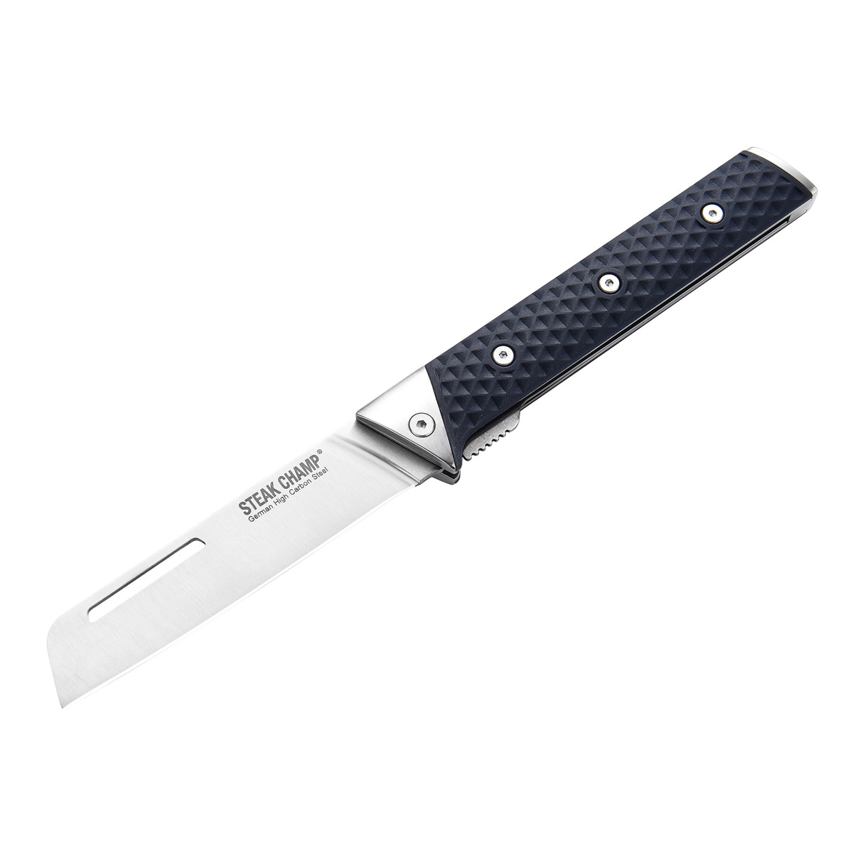 �i�A�E�g���b�g�j� STEAK CHAMP CHEF�fS OUTDOOR FOLDING KNIFE 12cm �A�E�g�h�A �i �i�C�t �܂肽���݃i�C�t �L�����v BBQ ���� ���� ���O �o�[�׃L���[ �j