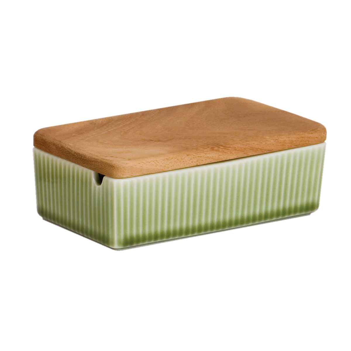 ViV（ヴィヴ） バターケース （ ヴィヴ 陶磁器 日本製 スリット付き